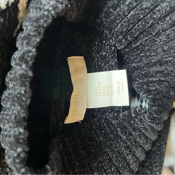 Christian Siriano Mock Neck Black Sweater - Picture 4 of 5